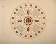 Cameron Charles Design for a Ceiling in the Lyons Drawing-Room of the Catherine Palace at Tsarskoye Selo - Hermitage